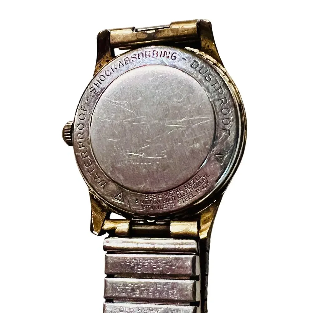 Vintage Belforte 17 Jewel Swiss Manual Wind Gold Filled Men’s Watch Runs Great